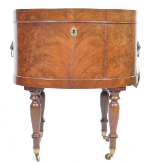 fig 1. Early C19th Mahogany oval wine cooler