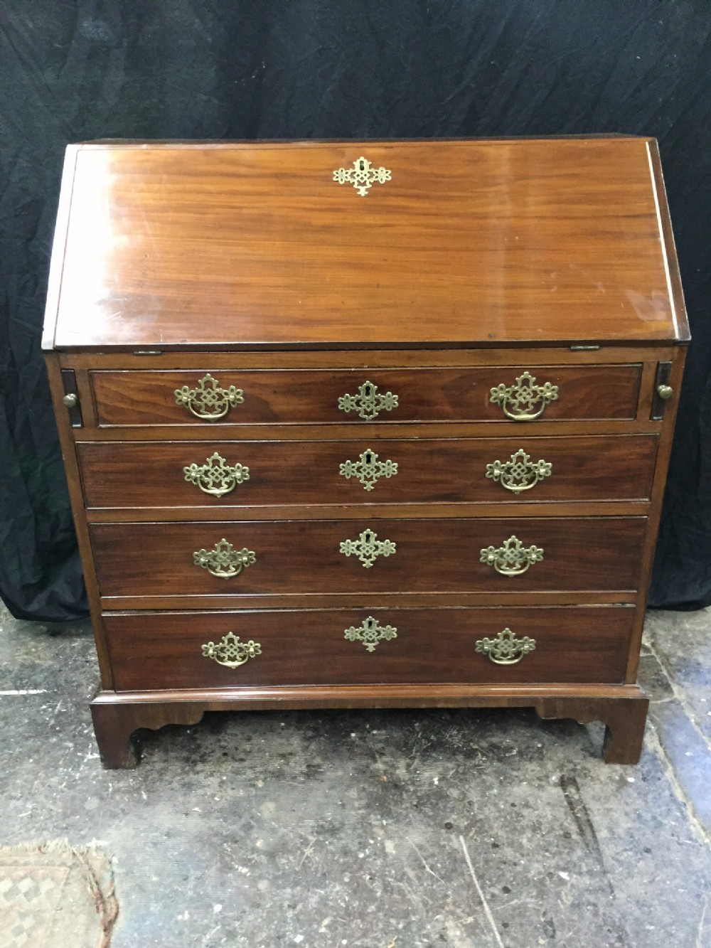 C18th Cherrywood bureau possibly American