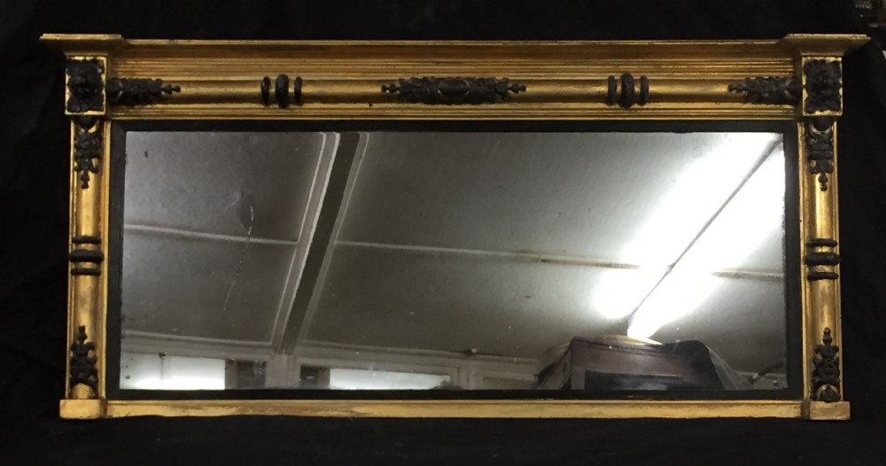 Regency overmantel mirro