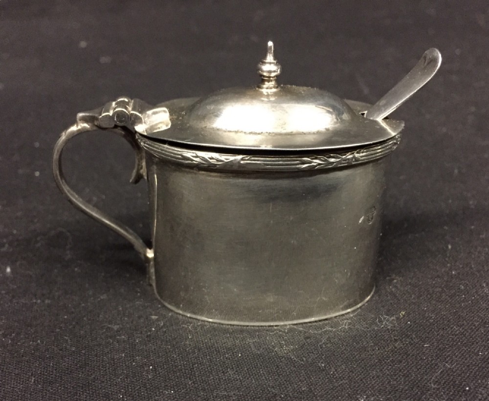 HM Georgian silver mustard 