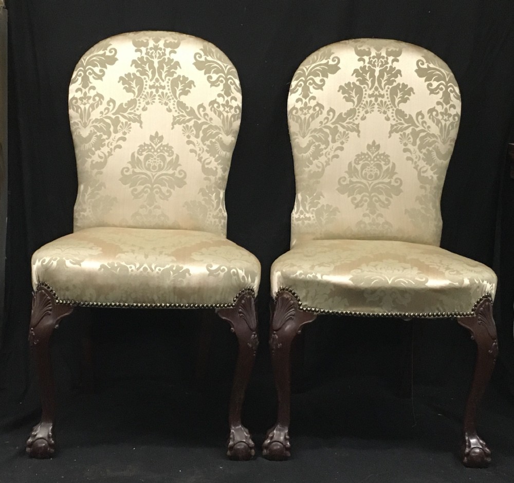 C19th pair of side chairs in the george 11 taste