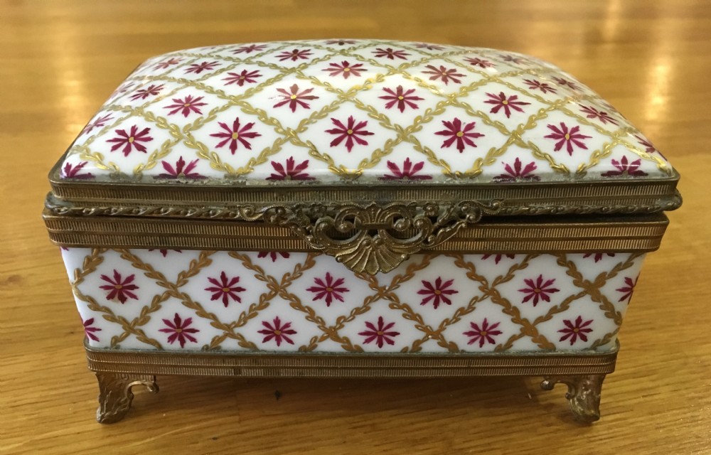 C19th Limoges ormolu mounted box