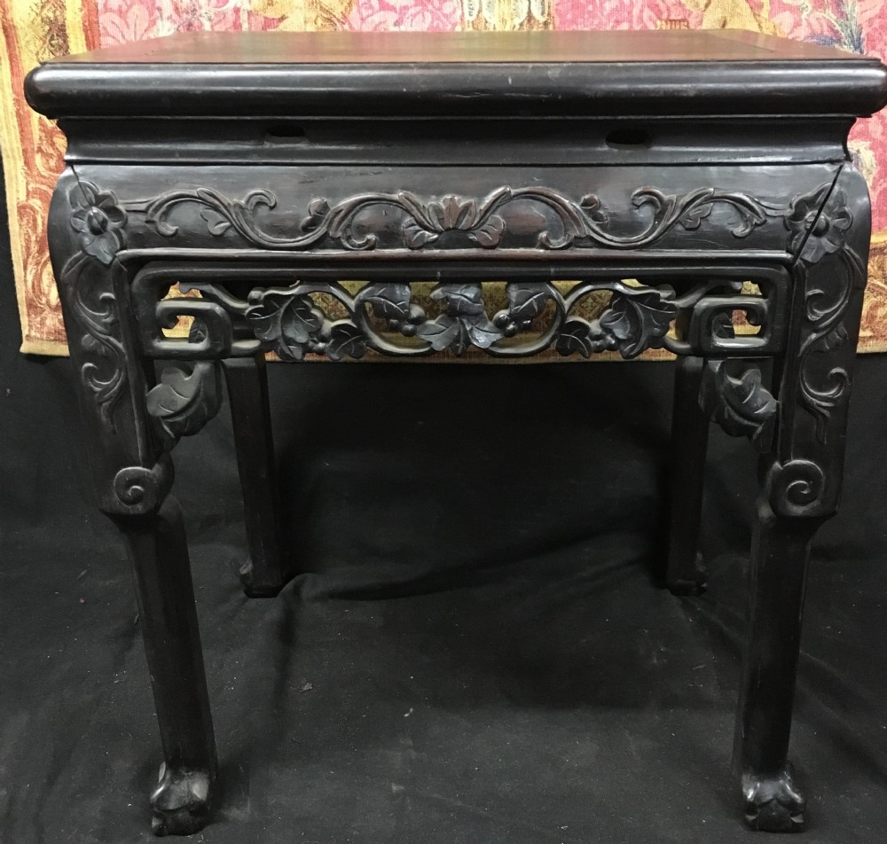 C19th carved  Chinese stand
