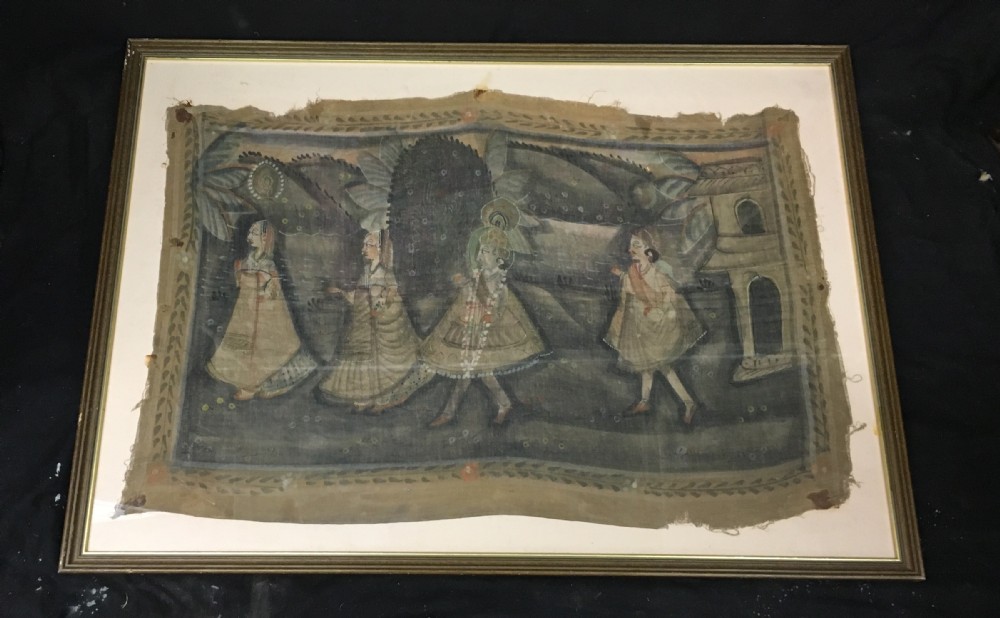 C19th Indian Painting on cloth
