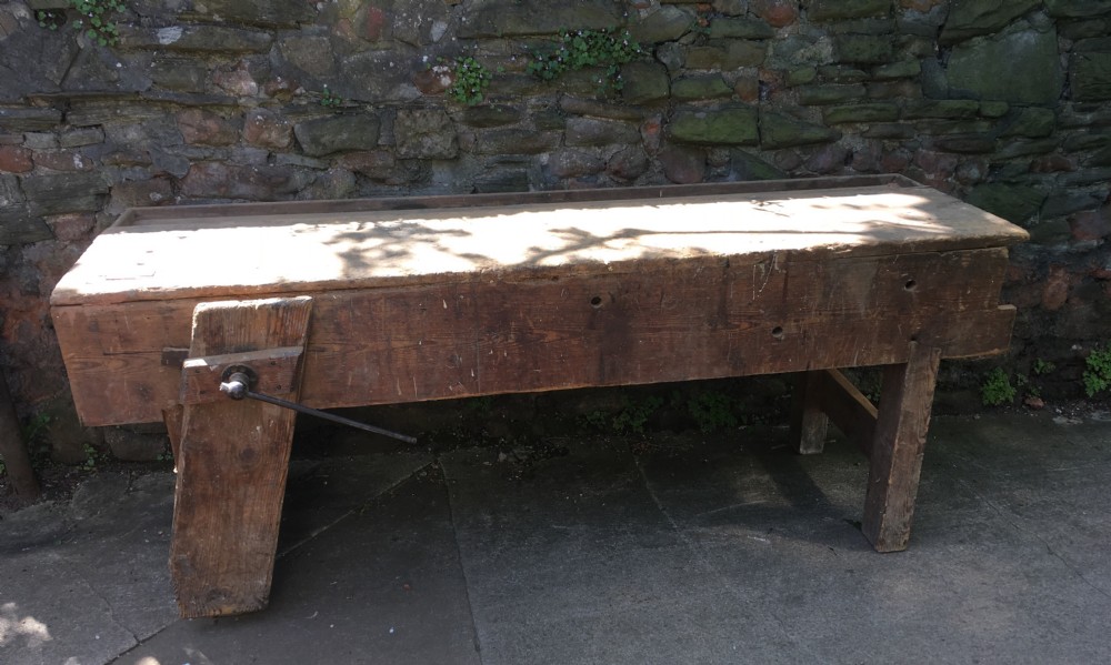 C19th carpenters work bench