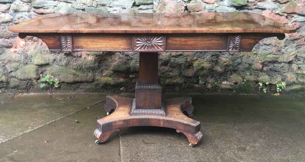 Early C19th rosewood sofa table
