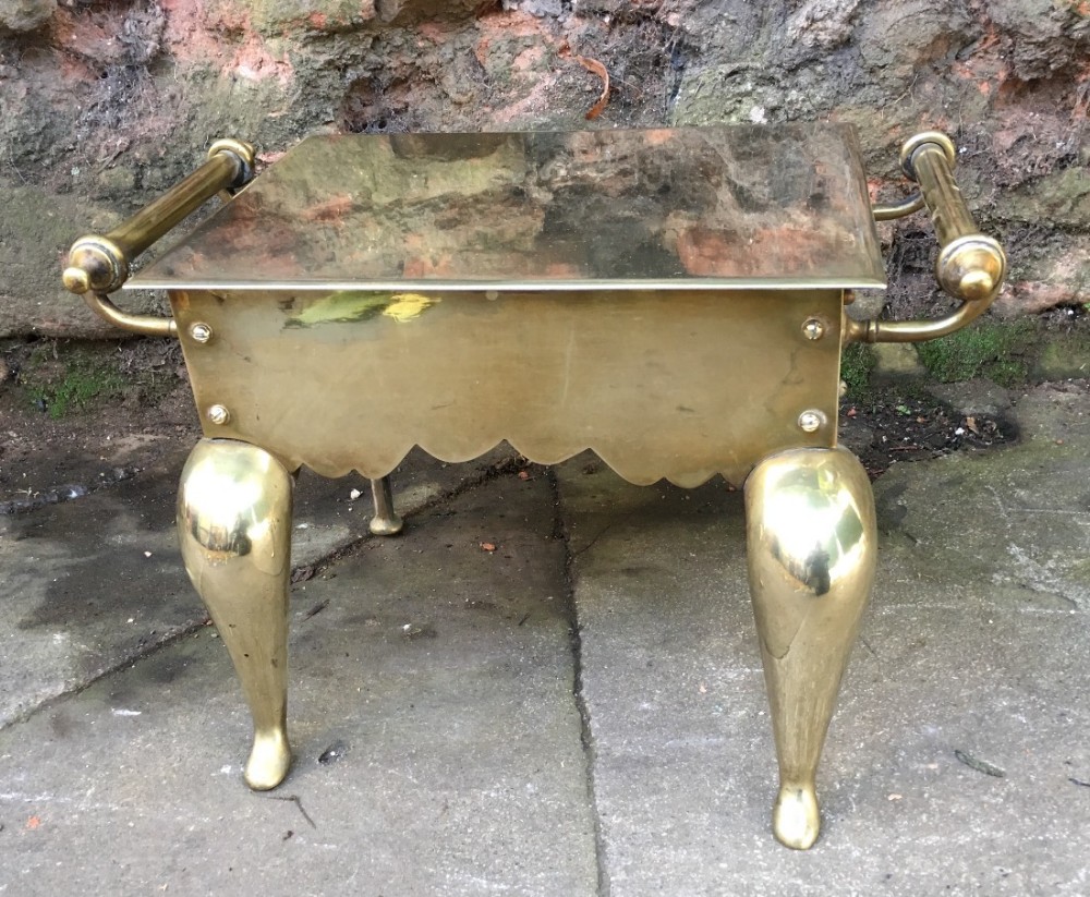 Georgian brass footman