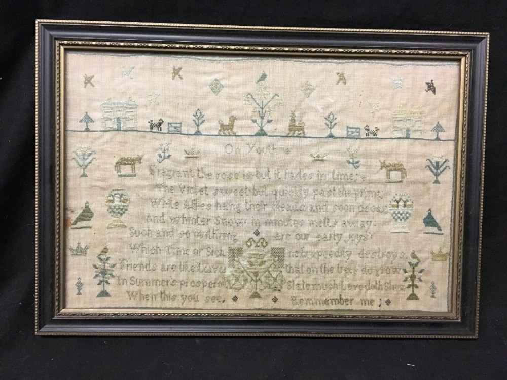 Two early C19th samplers