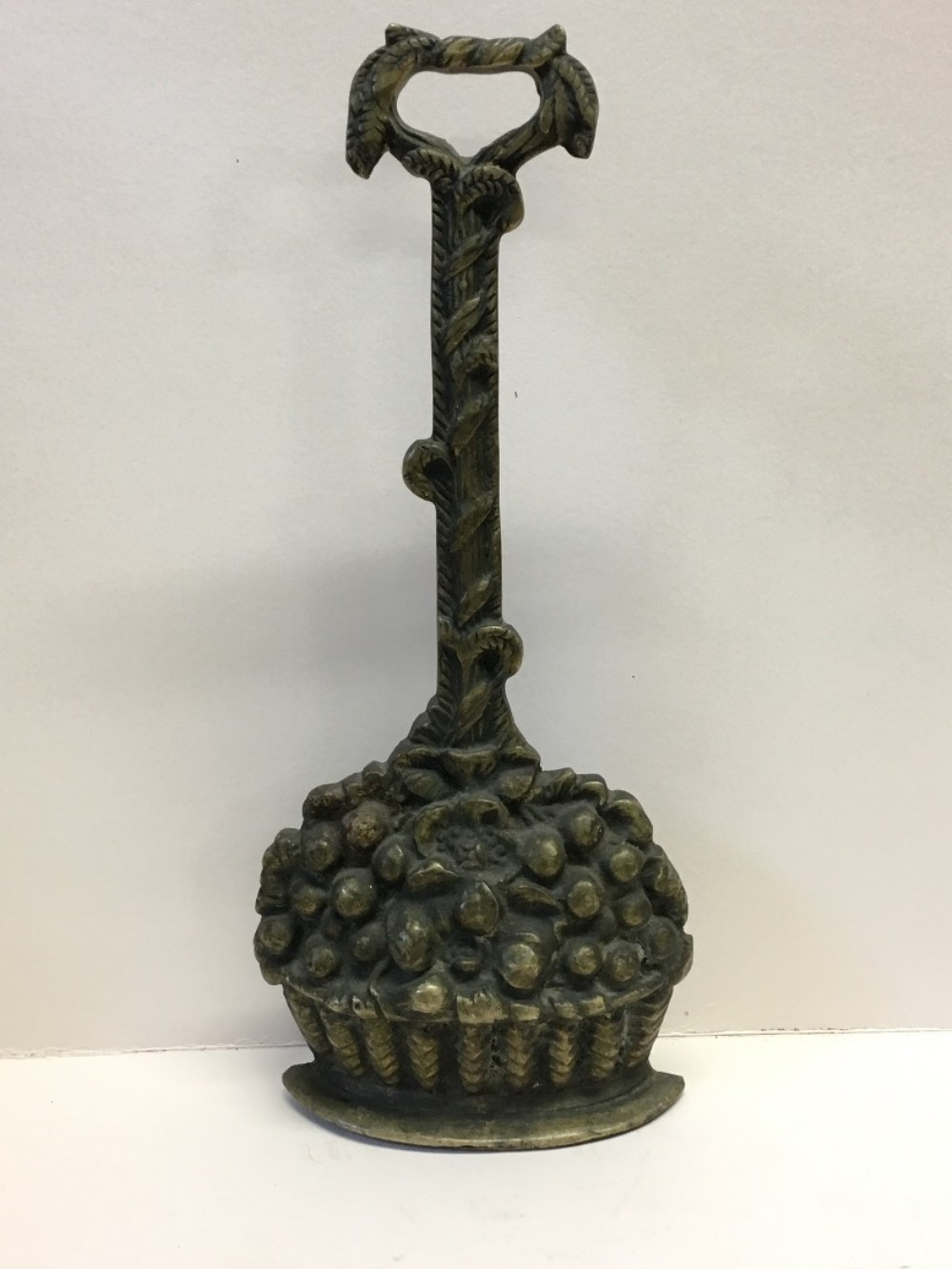 C19th brass door porter 