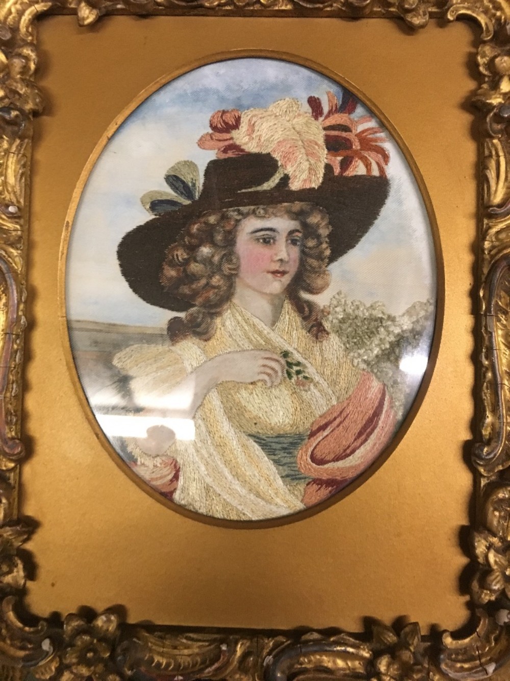Embroidery of the Duchess of Devonshire 