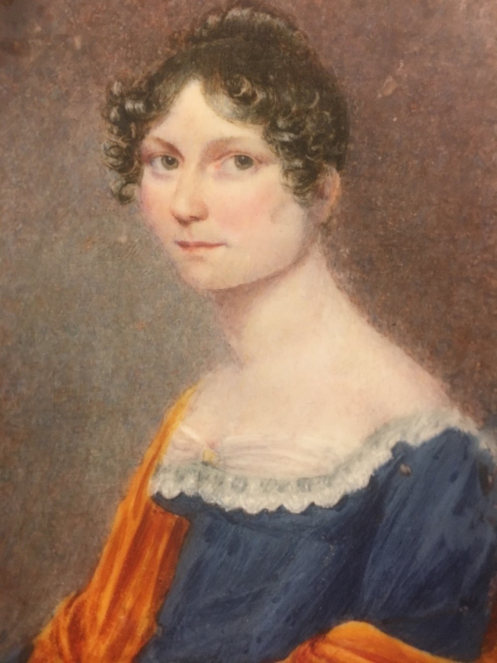 Miniature Portrait of woman by J Jackson C1815