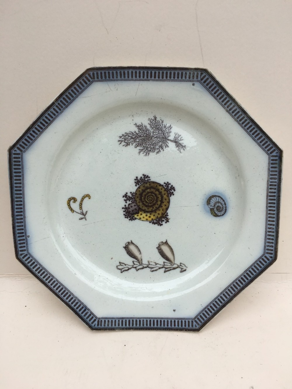 Rare C18th queens ware plate  by wedgewood and Co.