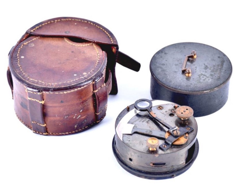 WW1 cased pocket sextant