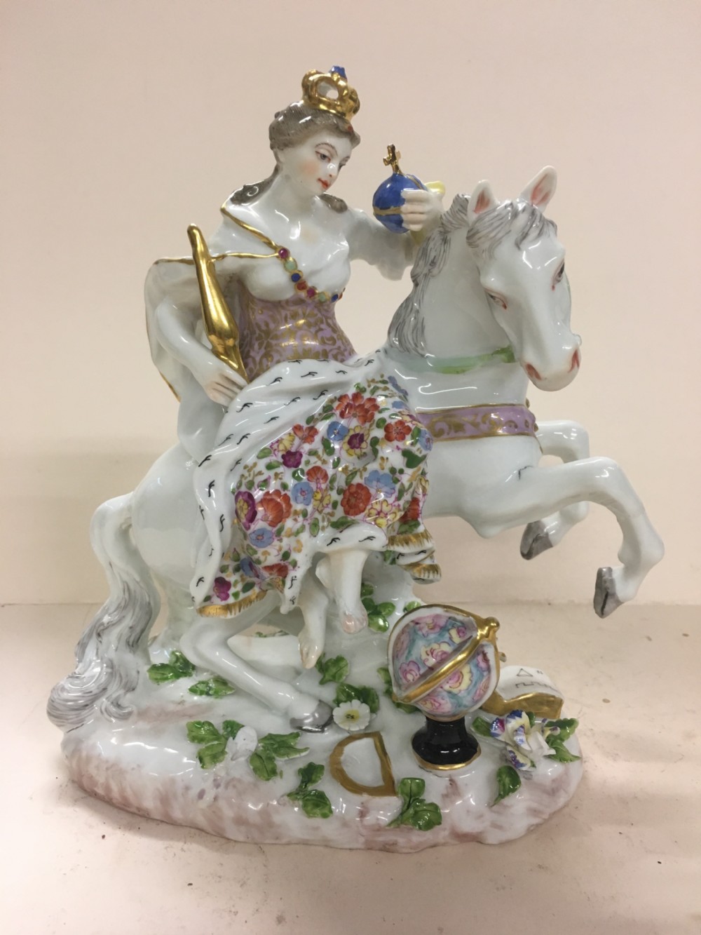 C19th porcelain figure of Catherine the great  View II