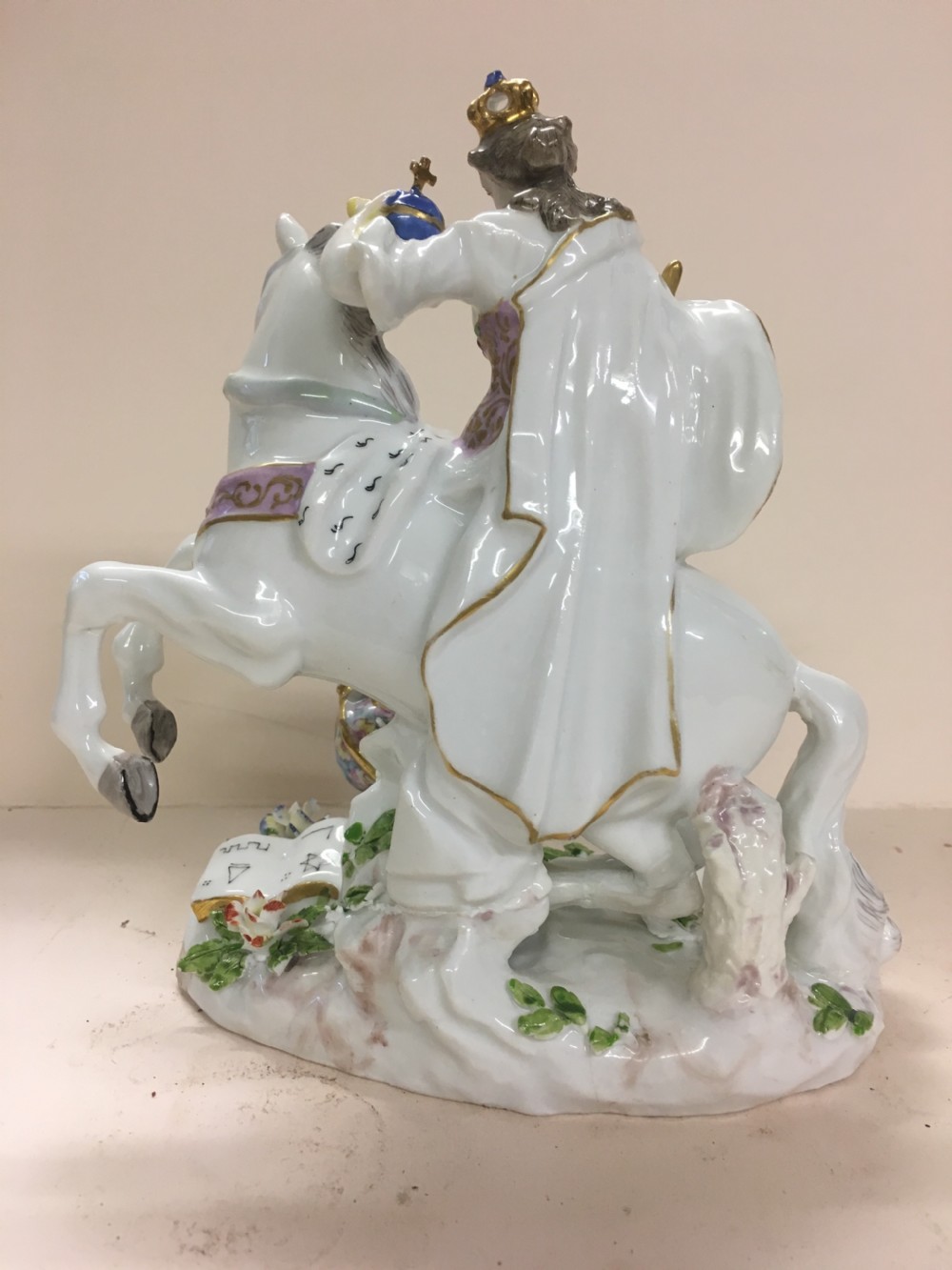 C19th porcelain figure of Catherine the great  View III