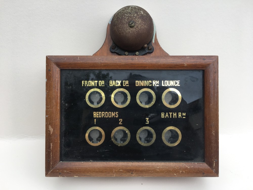 Edwardian servants bell box