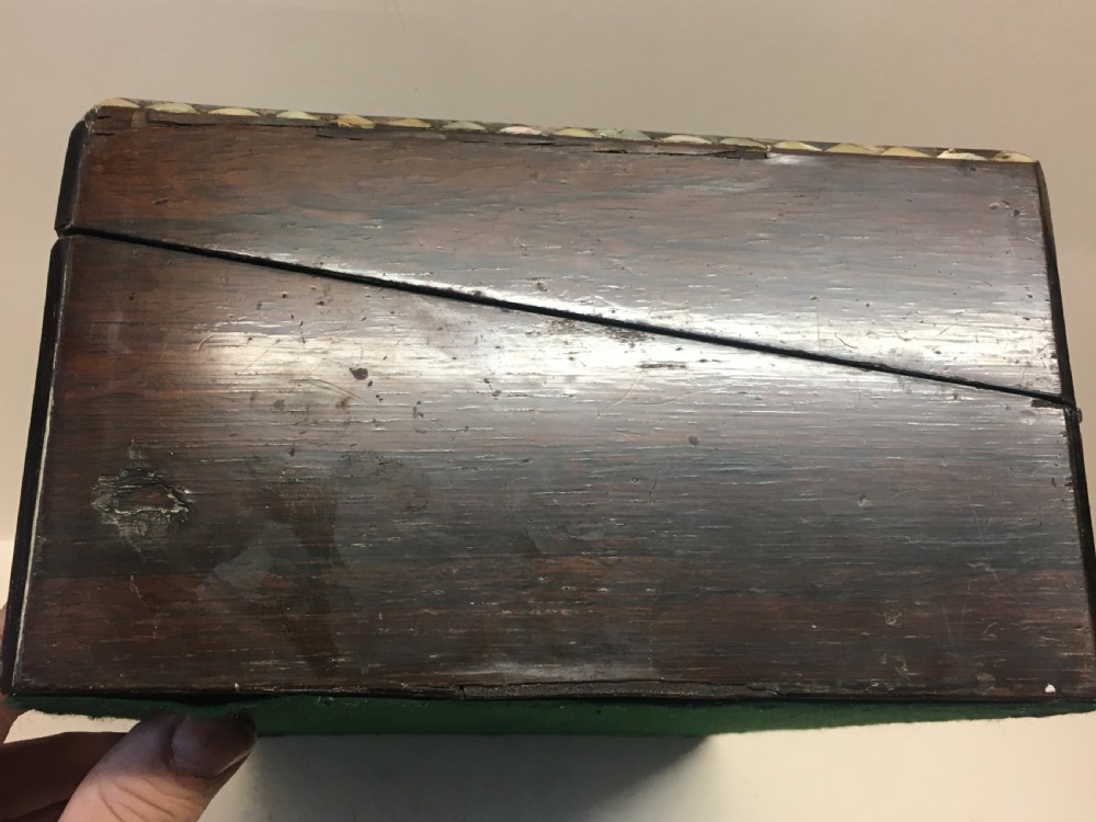 C19th Rosewood writing slope  View IV
