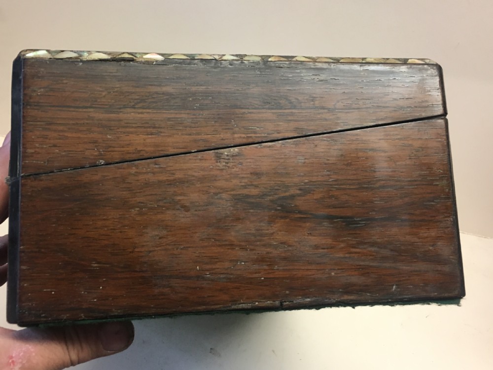 C19th Rosewood writing slope  View V