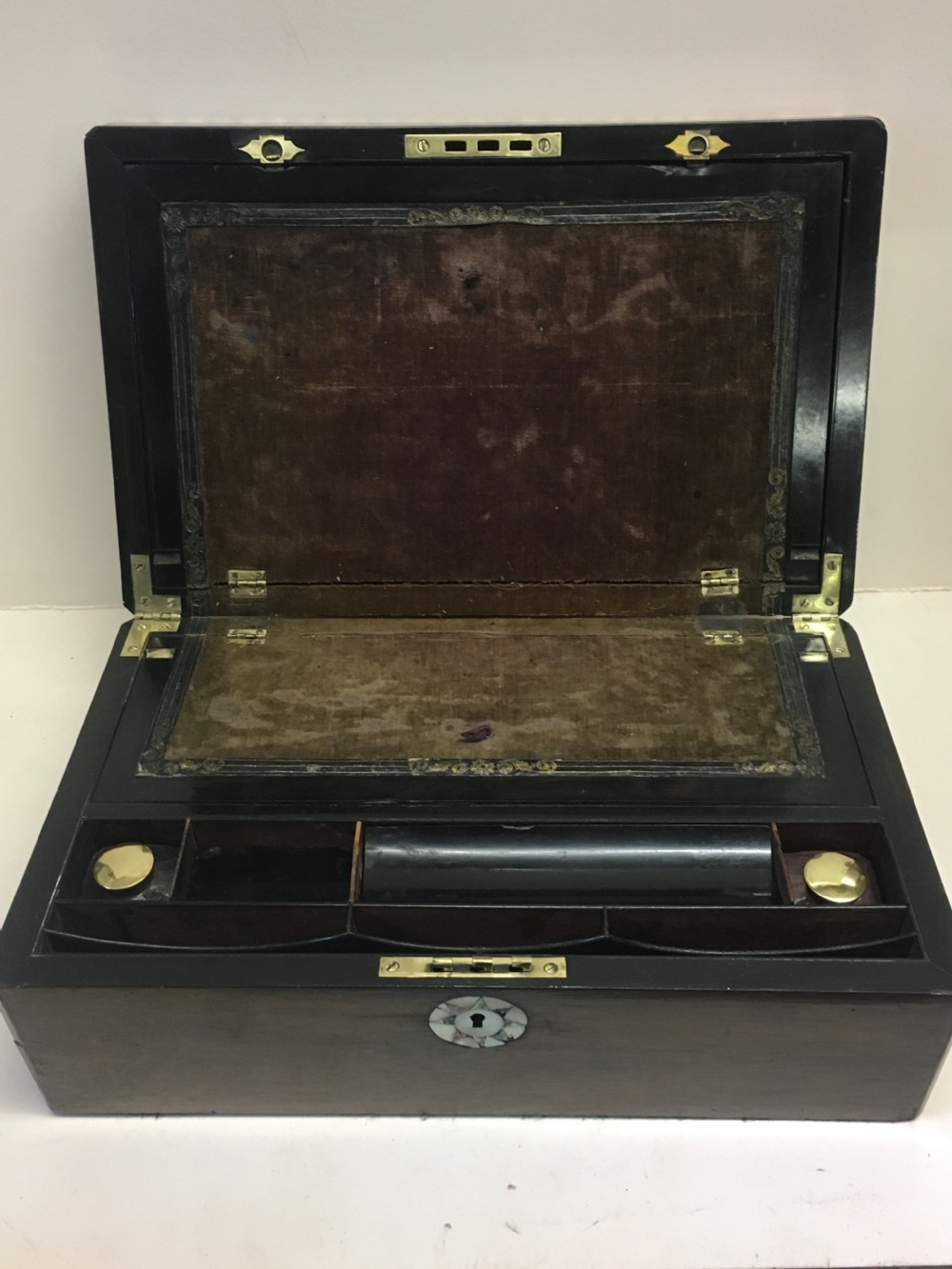 C19th Rosewood writing slope  View VI
