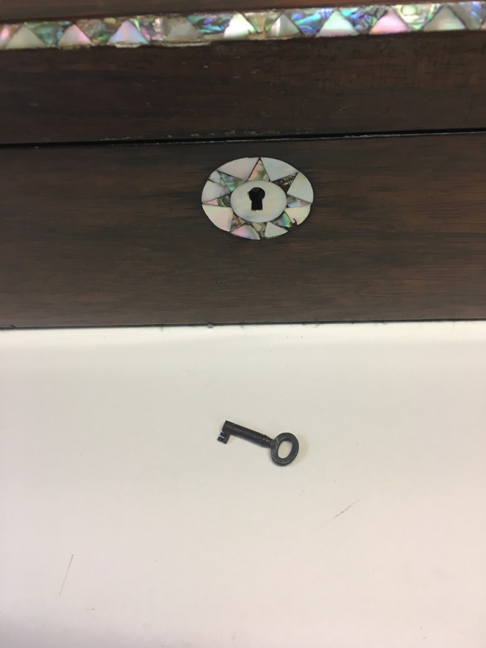 C19th Rosewood writing slope  View XIII