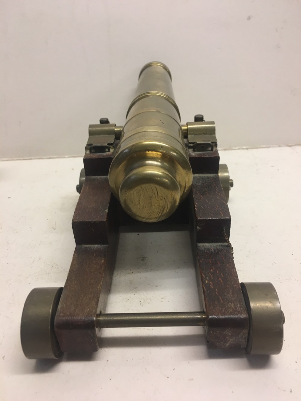 A pair of Desktop model brass cannons  View VIII