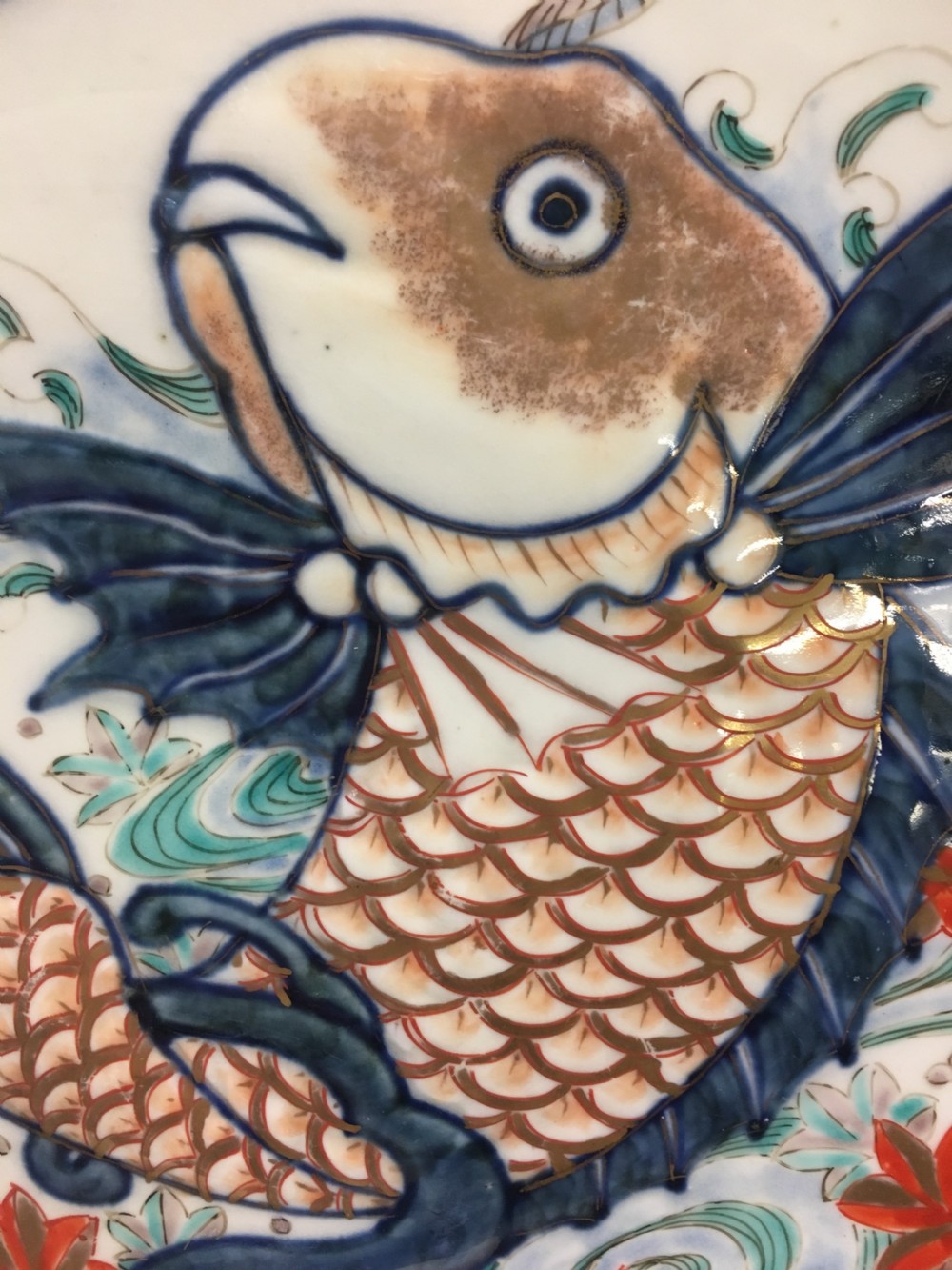 C19th large Imari charger View II