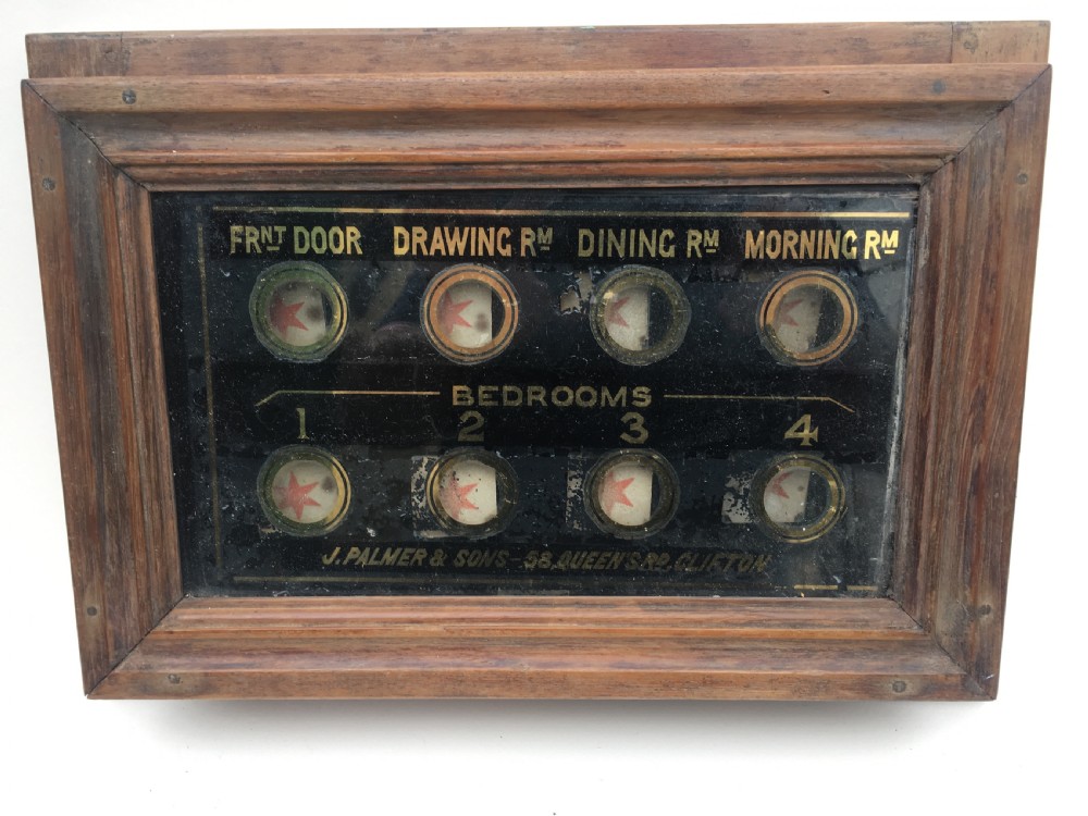 Edwardian set of servants bell indicators 