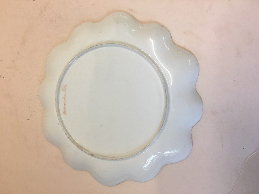 Pair of cabinet plates by Aynsley C1875 View IV