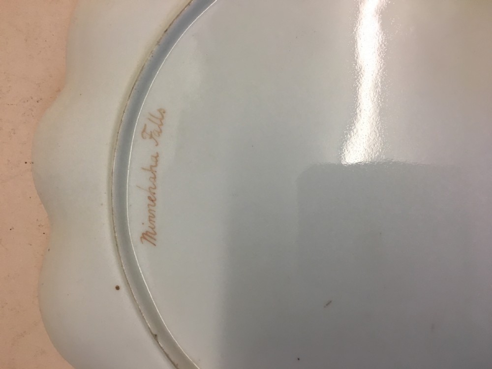 Pair of cabinet plates by Aynsley C1875 View VI