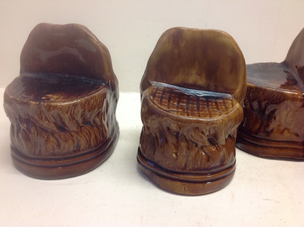 Set of four treacle glazed sash stays  View III