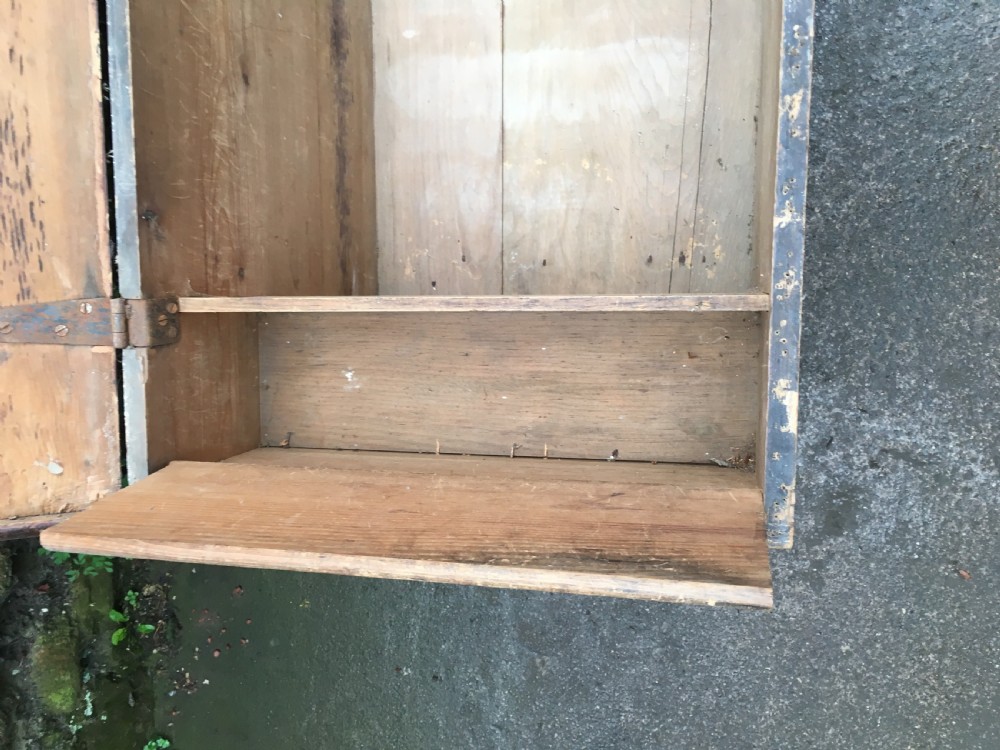 C19th scumble grained pine blanket box  View XII