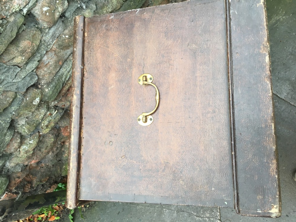 C19th scumble grained pine blanket box  View XIV