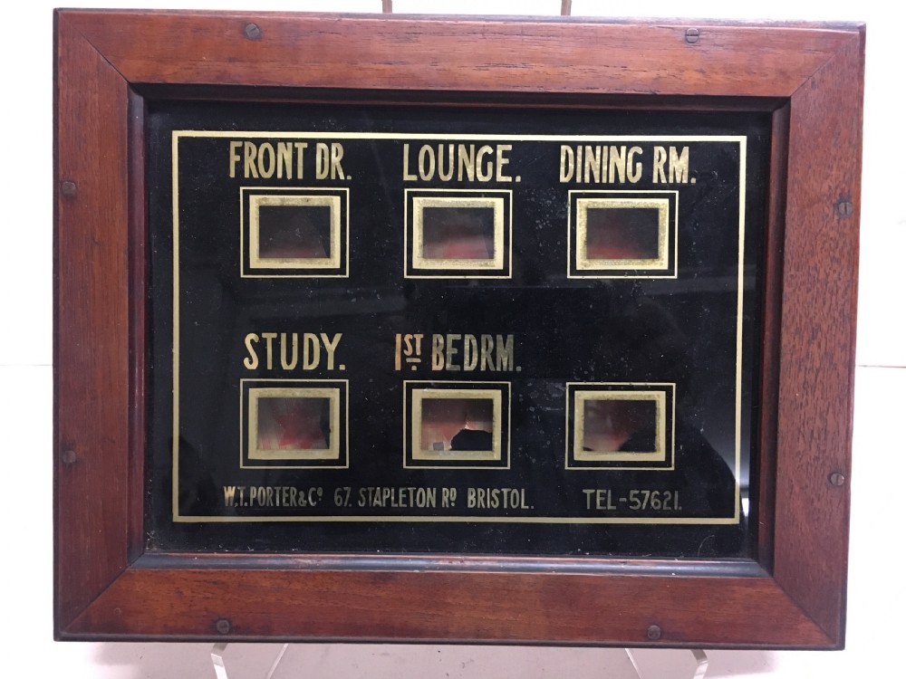 Edwardian servants bell box indicators 