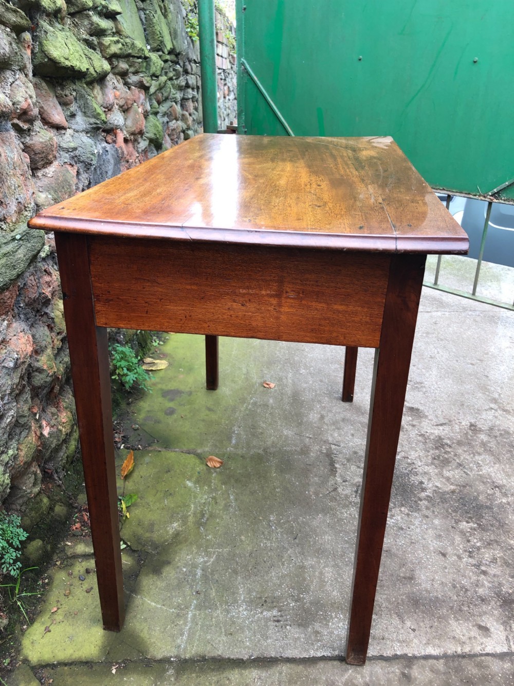 C18th mahogany writing table View VI