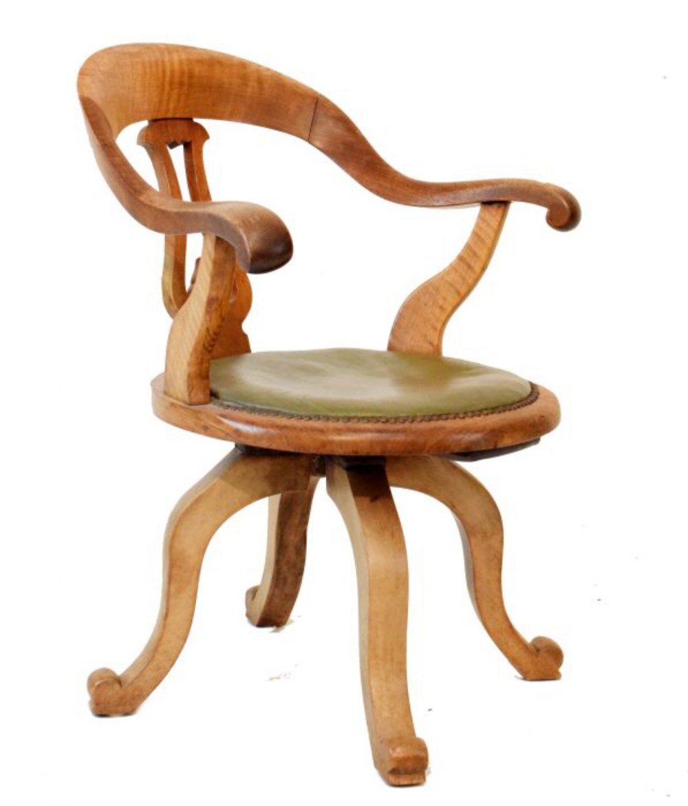 C19th desk chair