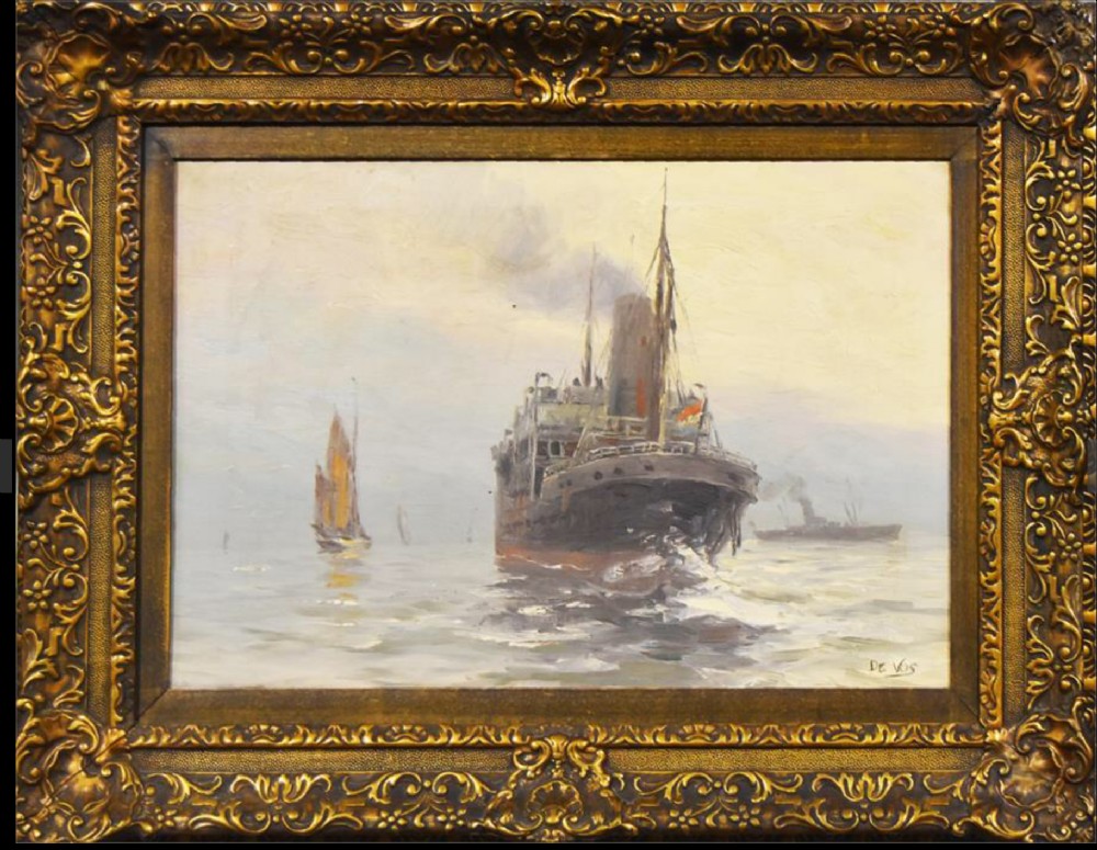 Pair of oil paintings by De Vos