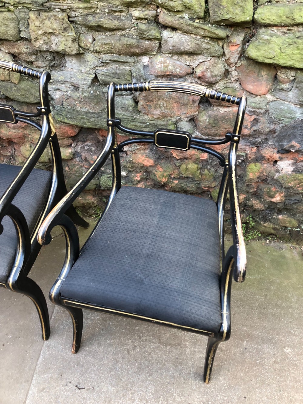 Fine pair of Regency Armchairs  View III