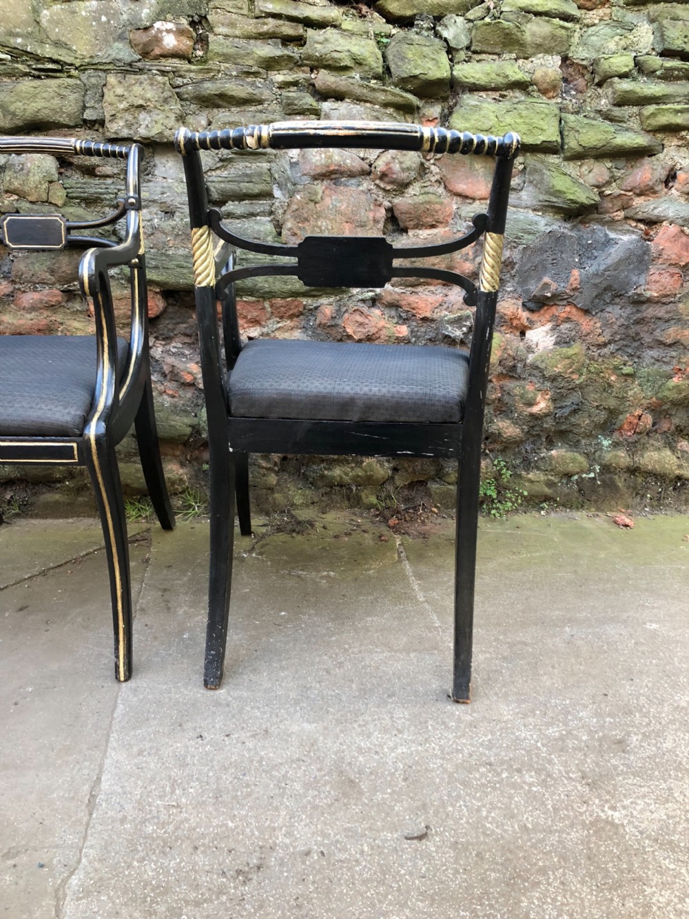 Fine pair of Regency Armchairs  View VI