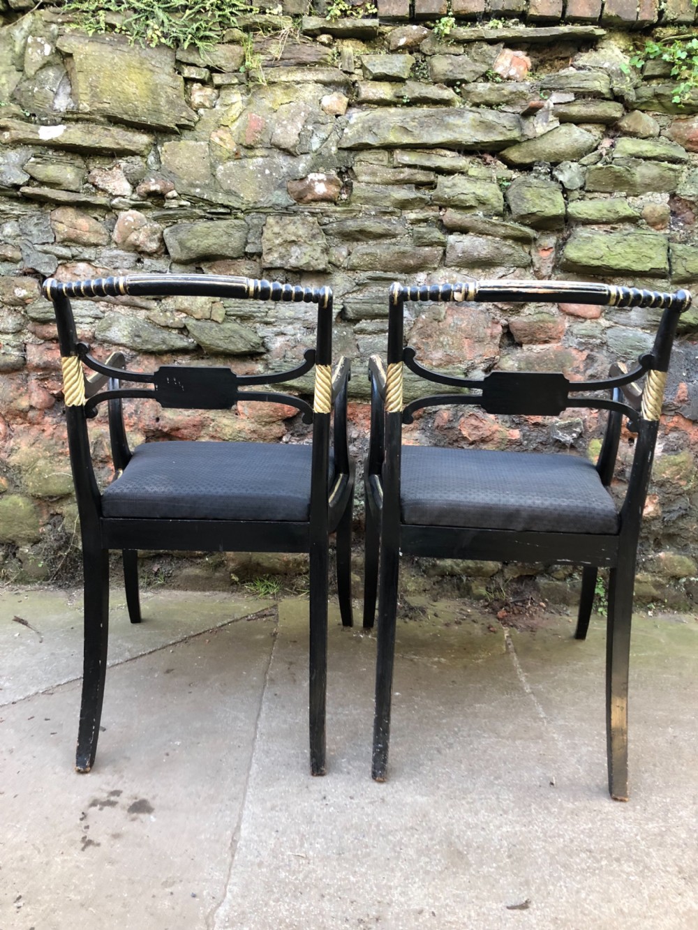 Fine pair of Regency Armchairs  View VII