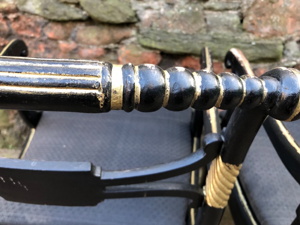 Fine pair of Regency Armchairs  View X