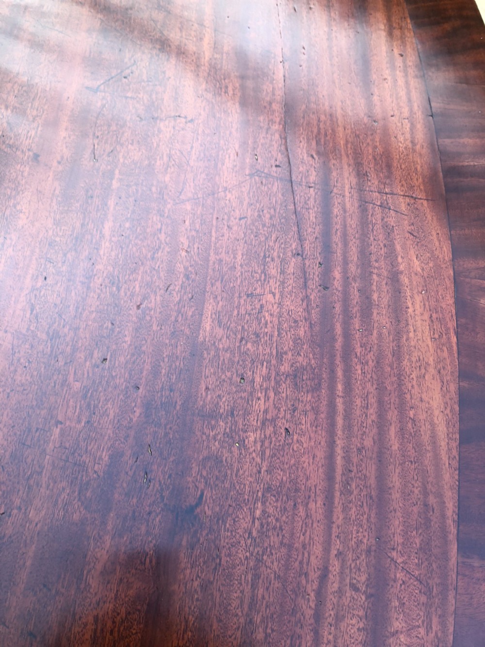 Georgian bow fronted chest of drawers  View V