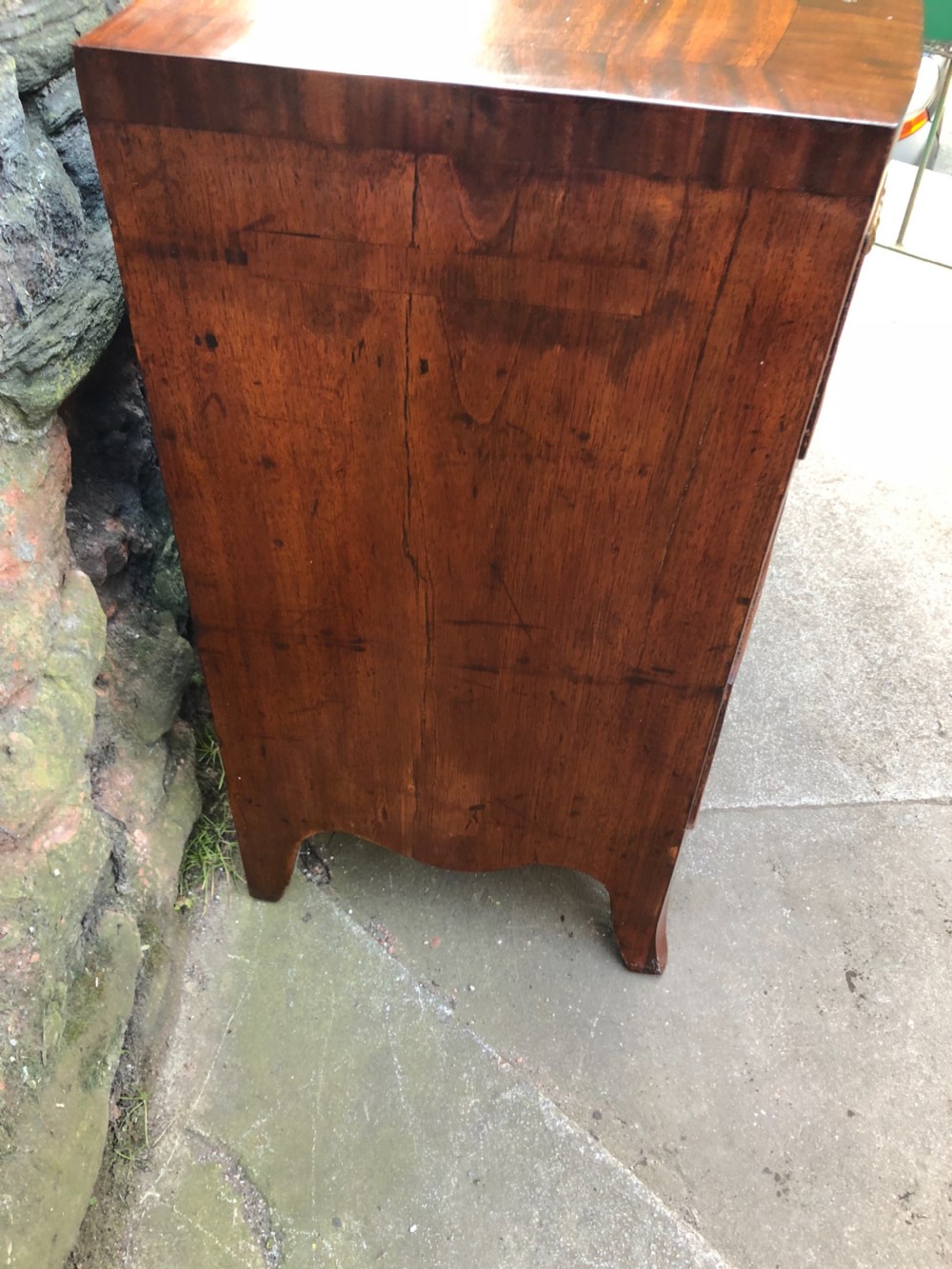 Georgian bow fronted chest of drawers  View IX