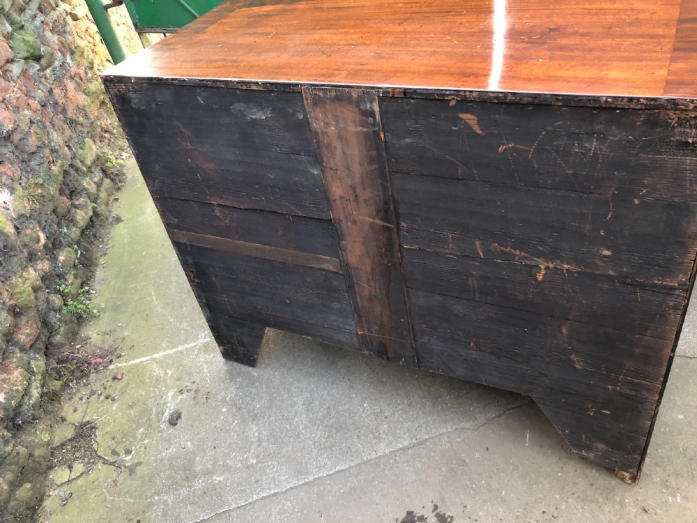 Georgian bow fronted chest of drawers  View XII