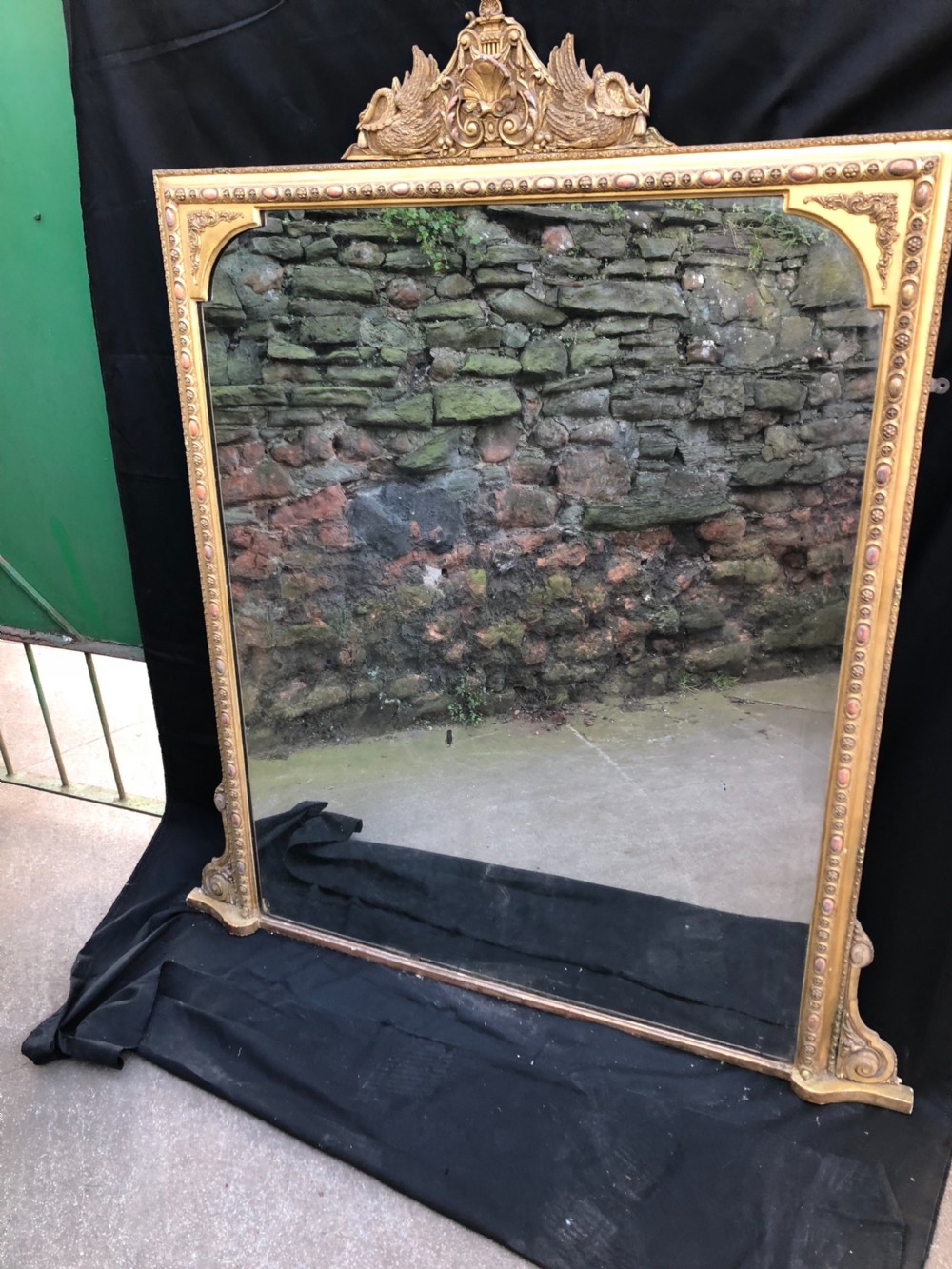 Large overmantel mirror View II