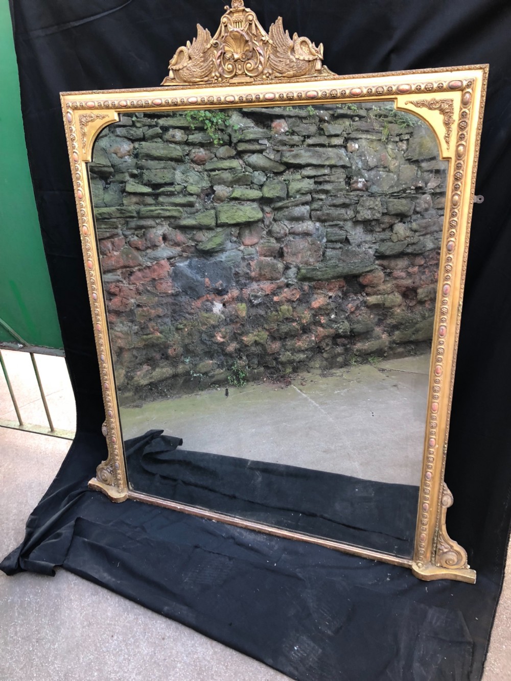 Large overmantel mirror View III