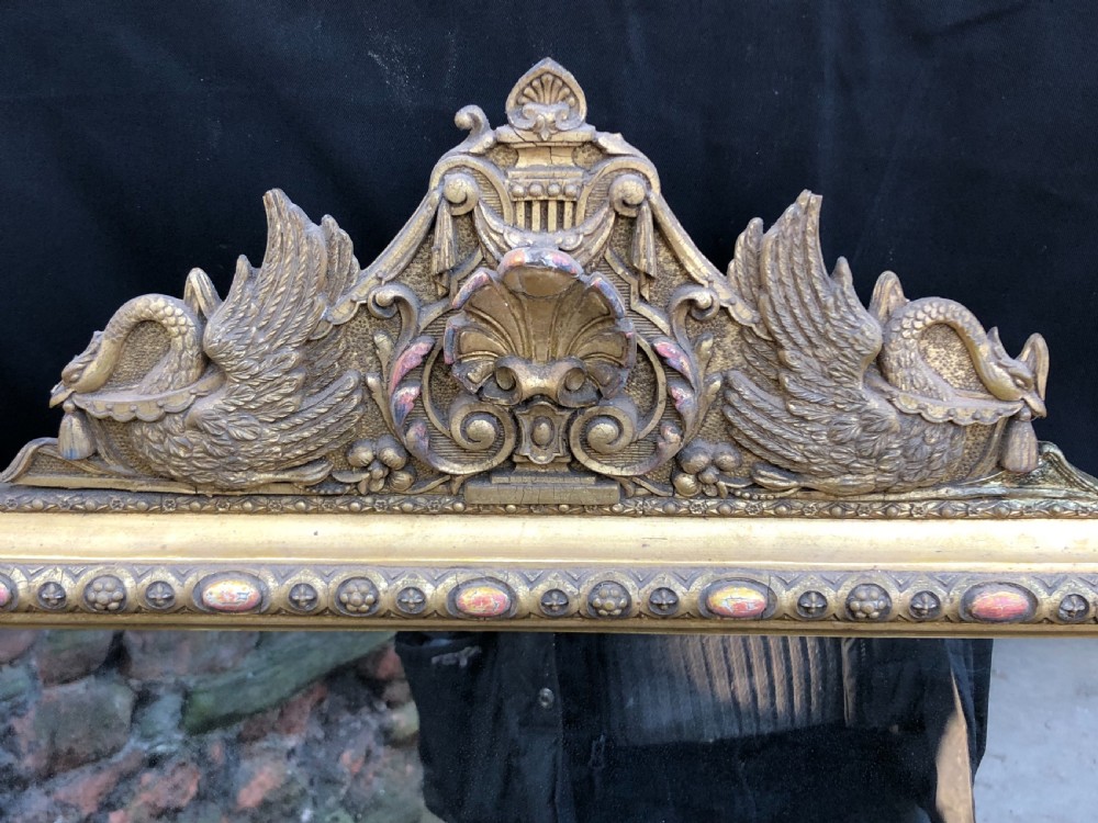 Large overmantel mirror View X