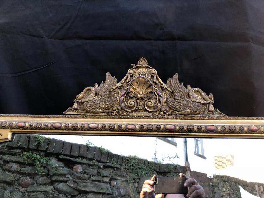 Large overmantel mirror View XIII