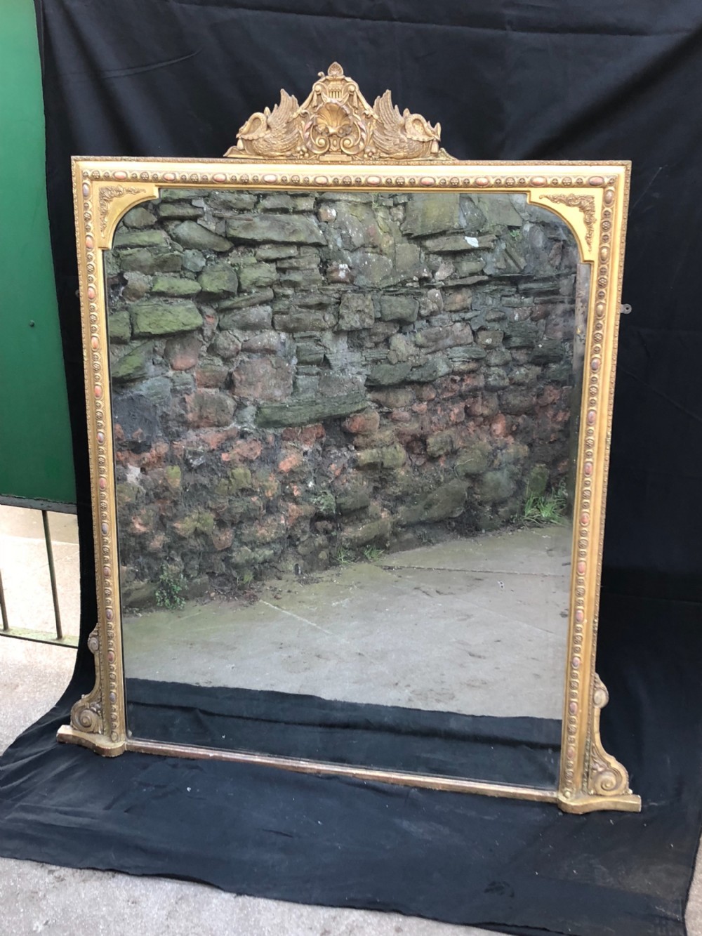 Large overmantel mirror View XV