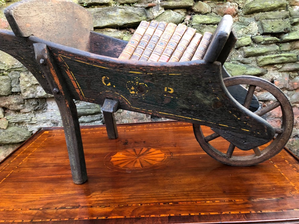 Georgian painted library book barrow View II