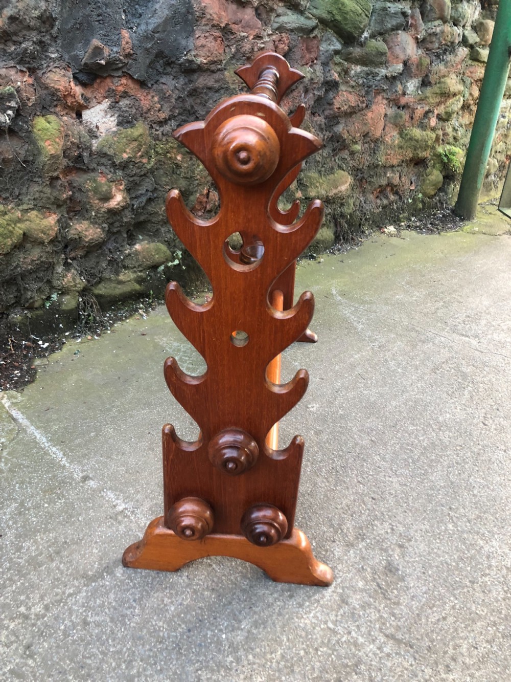 C19th Mahogany whip and boot stand  from Dinder House  View V